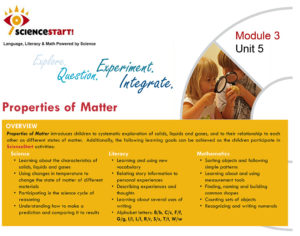 ScienceStart! Curriculum - Properties of Matter